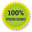 100 odstotno prirodno ikona