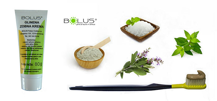 glinena zobna krema bolus